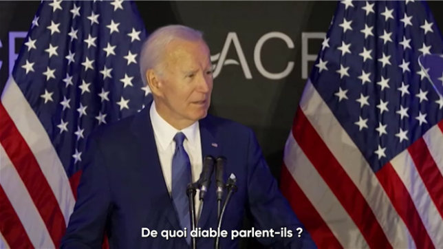 L'ancien président Joe Biden prononce son premier discours depuis qu'il a quitté la Maison Blanche. En moins de 100 jours, cette nouvelle administration a fait tant de choses, tant de dégâts et tant de destructions