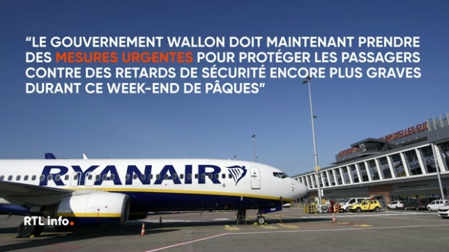 Ryanair demande au gouvernement wallon d'agir rapidement pour régler la question des contrôles de sécurité qui prennent beaucoup trop de temps à Charleroi Airport. La compagnie aérienne souhaite l'arrivée d'un 2ème prestataire pour régler la situation.