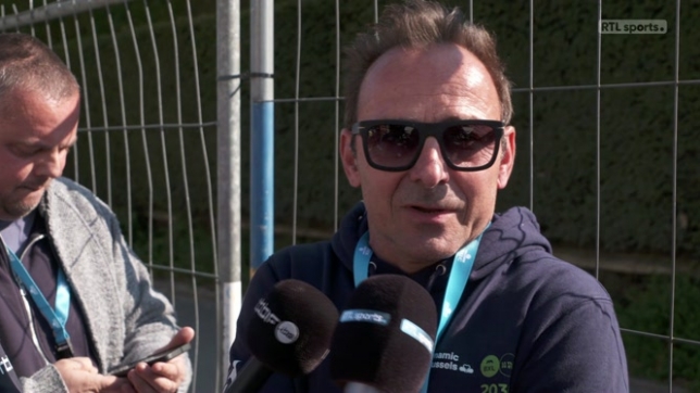 C'est tellement d'émotions: le père de Remco Evenepoel très ému après la victoire de son fils