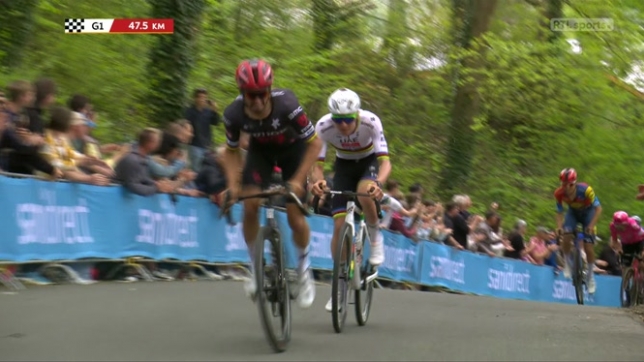 Skjelmose surprend Pogacar et Evenepoel: le résumé de l'Amstel Gold Race