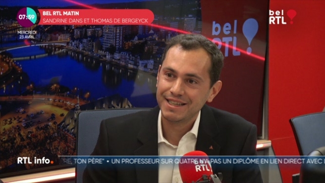 L’invité de 7h50.  Ce mercredi, Martin buxant reçoit Samuel Cogolati.  Le coprésident Ecolo évoque l’actualité du moment.