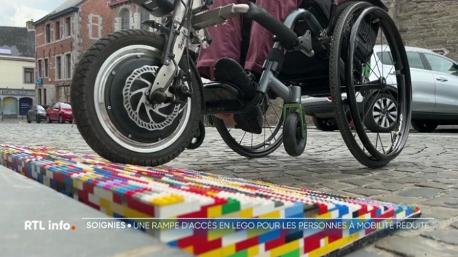 A Soignies, des rampes d'accès pour personnes à mobilité réduite sont fabriquées à partir de briques Lego. Cette initiative originale et colorée a été lancée par l'ASBL Altero, qui allie créativité et accessibilité. Une idée simple pour lever les petits obstacles du quotidien.