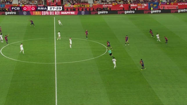 Pedri a ouvert le score d'une magnifique frappe dans cette finale de Coupe du Roi face au Real Madrid.