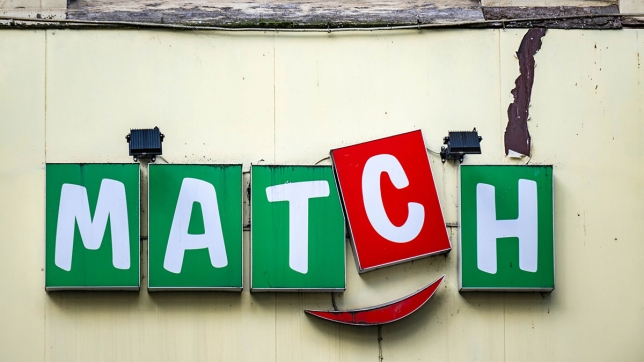 Une enseigne Match