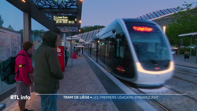 La journée est historique pour les Liégéois, qui ont pu embarquer à bord du tram dès 5 heures du matin.