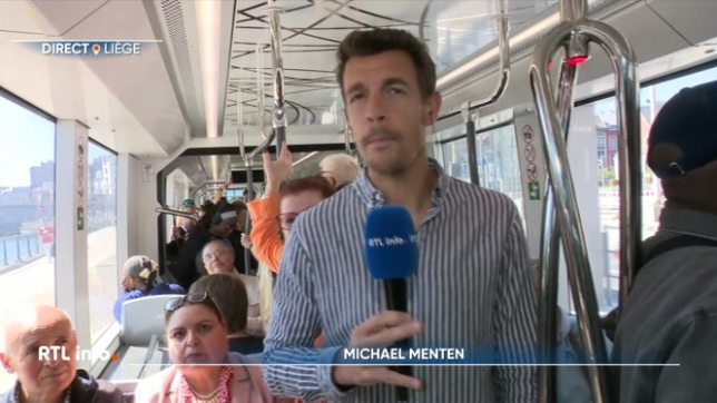 On retrouve en direct Michaël Menten pour faire le point sur la mise en service du tram qui a lieu aujourd'hui dans la cité ardente.