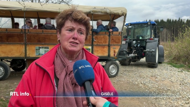 Lise Cassoth vous propose une visite d'une vingtaine de kilomètres, à bord d'un char à bancs tiré par un tracteur, dans les Fagnes, un des plus beaux coins de Belgique.