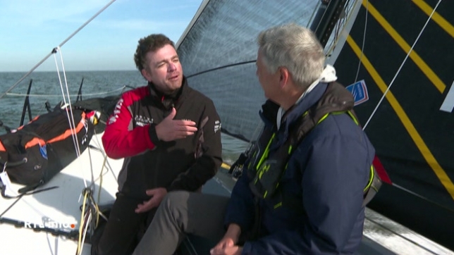 Le skipper liégeois, à 45 ans, s'apprête à disputer le tour du monde à la voile en double et en étapes, en septembre prochain. Rencontre avec Jonas Gerckens lors d'une de ses sorties en mer du Nord.