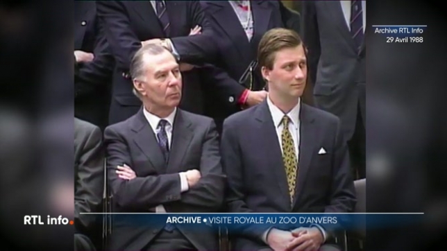 Notre archive du jour, nous plonge il y a tout juste 27 ans. Le Roi Philippe était alors prince. Il visitait le temple égyptien au Zoo d'Anvers, juste après sa rénovation.