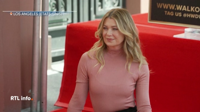 Ellen Pompeo dévoile son étoile sur l'Hollywood Walk of Fame