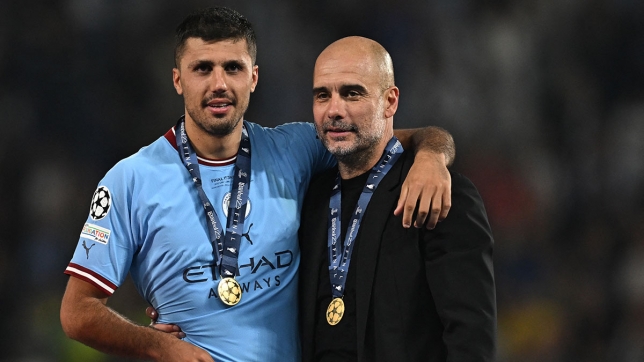 Pep Guardiola et Rodri