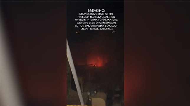 Un bateau humanitaire pour Gaza attaqué par Israël dans les eaux internationales, selon des activistes à bord