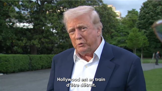 Donald Trump annonce des droits de douane de 100% sur les films produits à l'étranger
Le président américain Donald Trump a annoncé dimanche entamer immédiatement le processus d'instauration de droits de douane de 100% sur les films diffusés aux Etats-Unis mais produits à l'étranger.