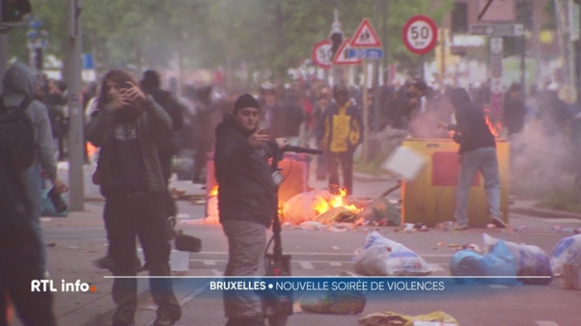 Des incidents ont encore eu lieu hier soir, au lendemain des violences en marge de la finale de la Coupe de Belgique de football. Des appels à manifester contre le racisme et la violence de certains supporters du Club de Bruges avaient été lancés. Mais des casseurs se sont mêlés à la manifestation.