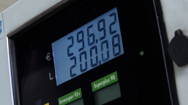 Le prix de l'essence en baisse 