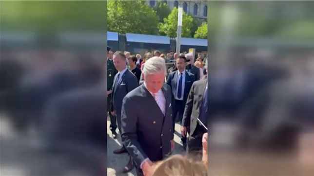 C'était ce matin avant un bain de foule avec de nombreux Liégesois ravis de pouvoir lui parler.