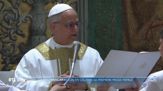 Le pape Léon XIV a célébré sa toute première messe au Vatican