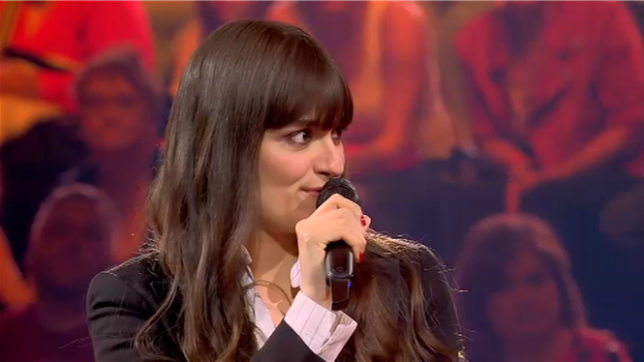 La chanteuse n'a pas caché son émotion face au témoignage d'Antoine, 30 ans, qui a frôlé la mort.