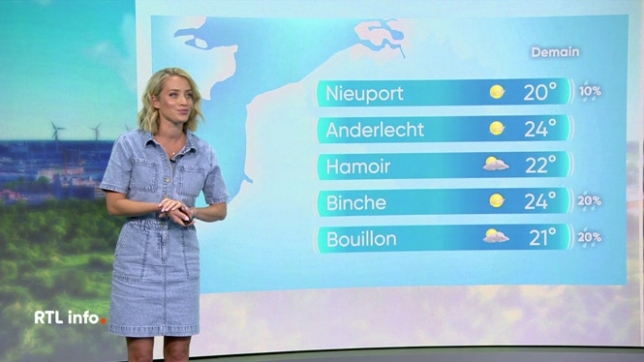 Emilie Dupuis nous donne les prévisions météo pour le début de semaine.