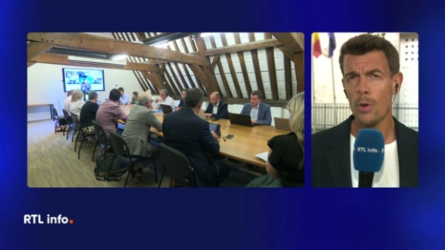 On retrouve en direct Michaël Menten pour faire le point sur la réunion entre Pierre-Yves Jeholet, ministre de l'Emploi et les syndicats de Cora.