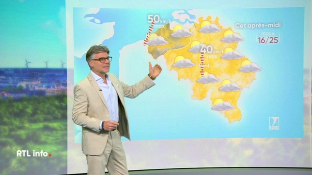 En plateau, Stephan van Bellinghen donne ses prévisions météo pour les prochaines heures et les prochains jours. Le beau temps est au rendez-vous.