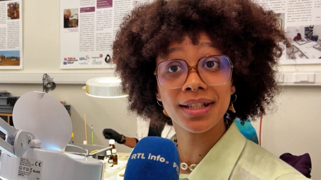 Nefertari, bénévole au Préhistomuseum de Flémalle