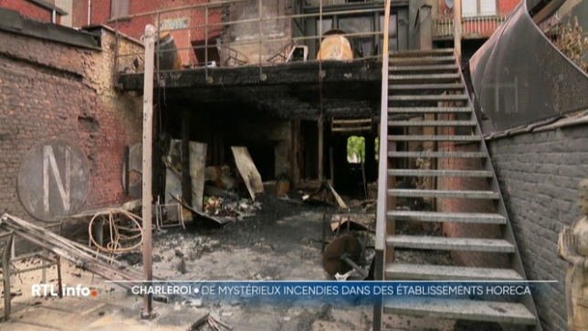 Une vague d'incendies criminels frappe le secteur de l'HORECA à Charleroi