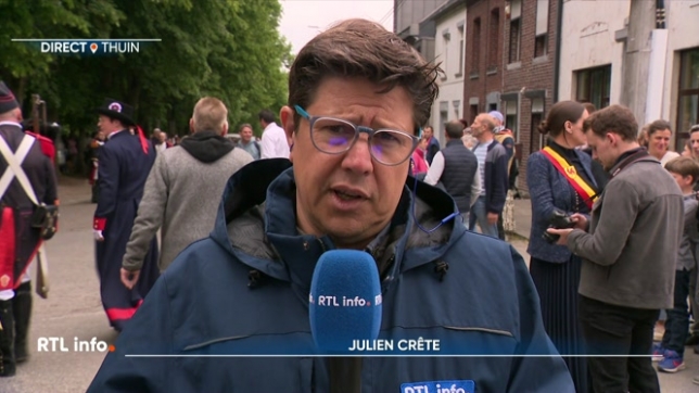 En direct de Thuin, Julien Crête revient sur l'agression qui a eu lieu cette nuit alors qu'ont lieu les festivités de la marche folklorique Saint-Roch. Une personne aurait reçu plusieurs coups de couteau.