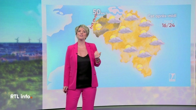 Après la dissipation rapide de la brume, le temps sera généralement ensoleillé avec parfois quelques voiles d'altitude en matinée. Il fera plus doux que les jours précédents, avec des maxima de 16 ou 17 degrés en bord de mer et de 22 à 24 degrés dans le centre du pays. Le vent sera faible.