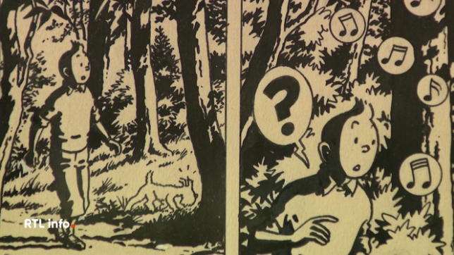 Une rarissime planche originale de Hergé a été adjugée aux enchères à 460.000 euros lors d'une vente organisée au Palais des Congrès de Liège. Tirée du 21e album de Tintin Les bijoux de Castafiore paru en 1963, la planche avait été estimée entre 120.000 et 140.000 euros.