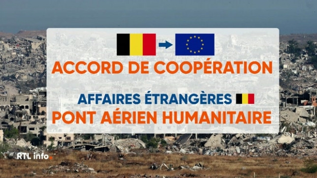 Les discussions sur Gaza ont progressé hier lors du conseil des ministres restreint, avec deux accords. La Belgique peut demander à l'UE d'analyser l'accord de coopération avec Israël, lié aux droits humains. Le gouvernement autorise aussi un pont aérien humanitaire vers Gaza.