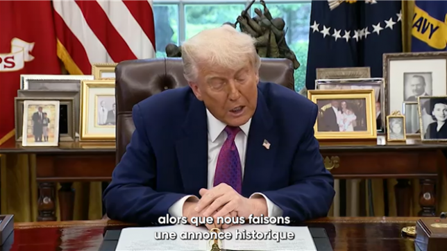 Donald Trump a annoncé mardi que les Etats-Unis construiraient un système de défense antimissiles sur le modèle du Dôme de fer israélien, et que le président américain a baptisé Dôme d'or.