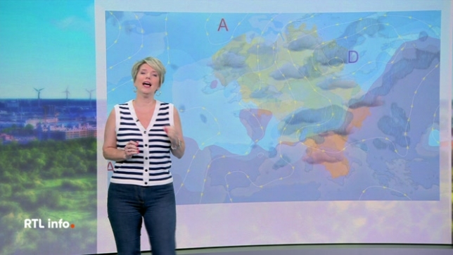 Les nuages seront assez nombreux avec parfois davantage d'éclaircies ce mercredi après-midi. Quelques averses, modérées et éventuellement ponctuées d'un coup de tonnerre, se formeront ensuite entre l'ouest et le centre du pays. Les maxima seront compris entre 15 et 21 degrés.