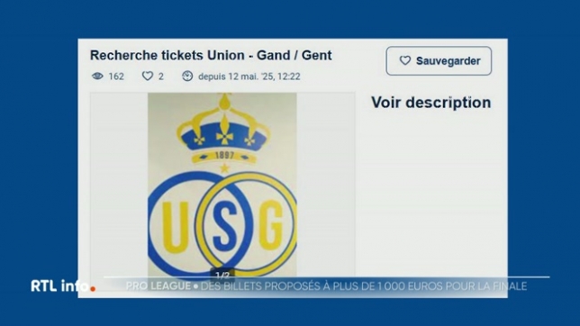 En football, l'Union Saint-Gilloise peut redevenir championne de Belgique ce dimanche. Elle disputera son dernier match contre La Gantoise, et tous les supporters veulent y assister. Mais toutes les places ont été vendues, et certaines s'échangent désormais à plus de 1.000 euros au marché noir !