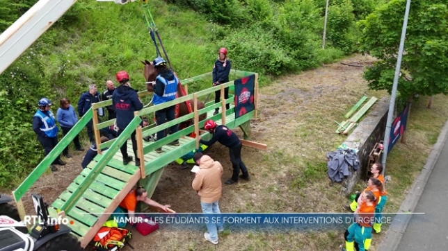 Pour préparer les infirmiers à leur futur travail d'urgentiste, une journée de simulations était organisée aujourd'hui avec un objectif : améliorer leur coordination avec les autres corps de métiers qu'ils seront appelés à croiser sur le terrain.