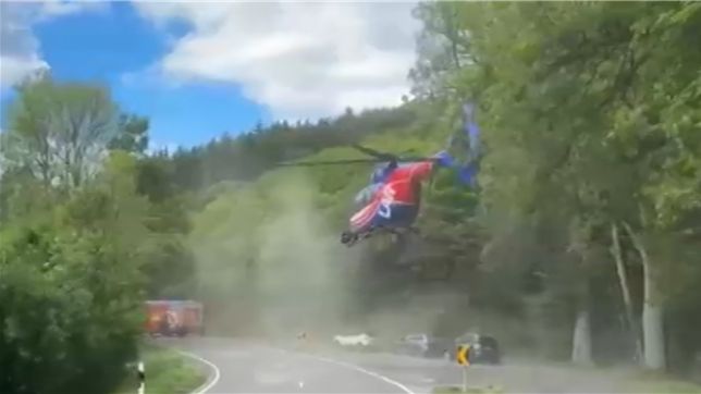 Un hélicoptère de secours transportant des blessés frôle la catastrophe dans le nord du Luxembourg