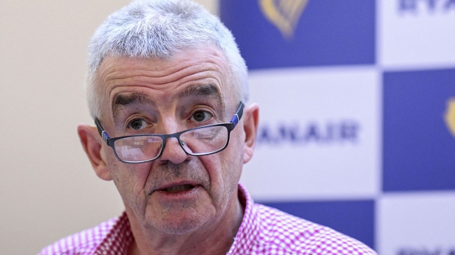 Michael O’Leary lors d’une conférence de presse le 5 février 2025.