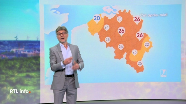 En plateau, Stephan van Bellinghen donne ses prévisions météo pour le weekend.