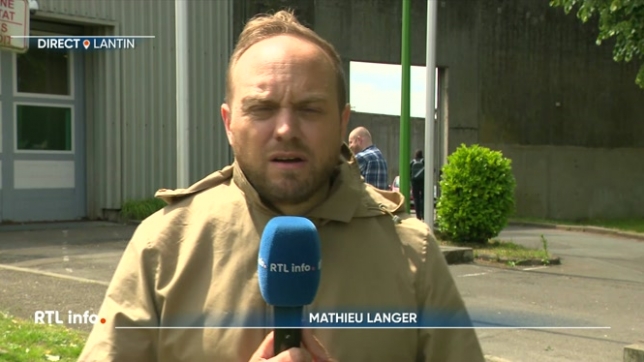 On retrouve en direct Mathieu Langer pour commenter la venue des différentes ministres en charge des prisons et des pompiers à Lantin.