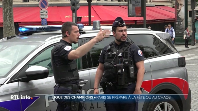 Alors que la finale PSG - Inter se joue ce soir à Munich, c'est à Paris qu'un dispositif de sécurité exceptionnel est mis en place. Des milliers de policiers sont mobilisés pour éviter les débordements, notamment dans les zones sensibles. Les commerçants, eux, expriment leur inquiétude...
