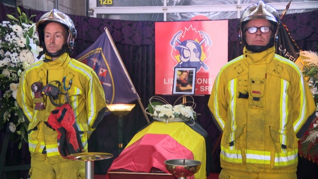 Maxime Coessens à la caserne de Liège