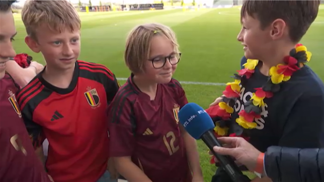 Les fans belges se régalent à l'entraînement ouvert des Diables Rouges