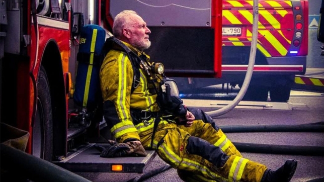 Marc Sarlet, pompier blessé dans l’intervention de la prison de Lantin