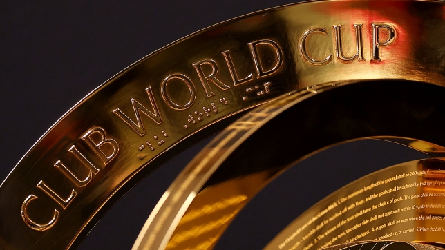 Le trophée de la Coupe du monde des clubs