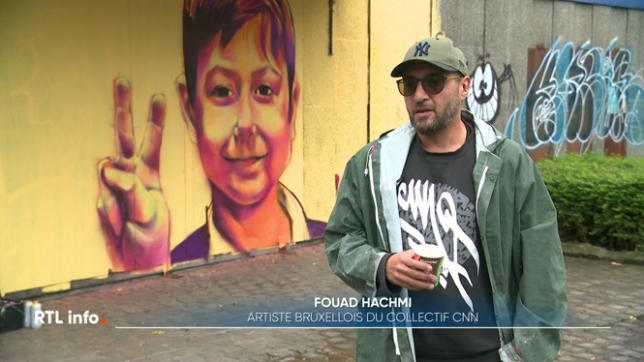 Une fresque en hommage à Fabian, décédé à 11 ans lors d'une course-poursuite avec la police à Ganshoren, a été réalisée et dévoilée. Interview de l'artiste qui a réalisé la fresque.
