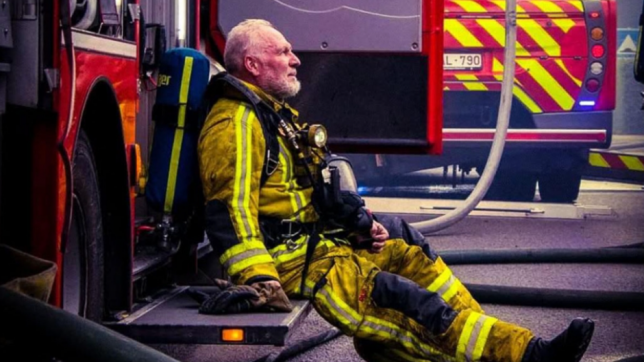 Marc Sarlet, pompier blessé dans l’intervention de la prison de Lantin