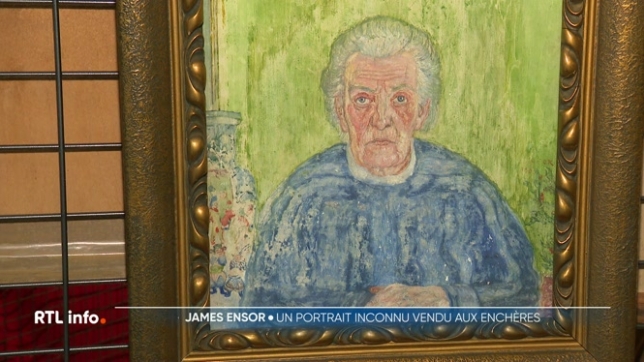 Une vente aux enchères exceptionnelle est prévue la semaine prochaine. Celle d'un tableau peint par le Maître James Ensor, totalement inconnu des experts et qui a refait surface 125 ans après sa réalisation.