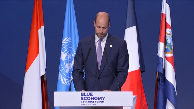 « Le temps presse » : le prince William prononce un discours fort et alarmiste sur l’état de nos océans