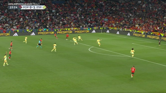 Ligue des Nations: Nuno Mendes égalise grâce à une frappe limpide et imparable