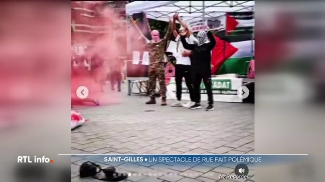 Le bourgmestre de Saint-Gilles, Jean Spinette, a vivement dénoncé des images circulant sur les réseaux sociaux, extraites d'une mise en scène organisée dans le cadre du Festival Résistance. Celles-ci montreraient, selon lui, un simulacre pouvant être interprété comme une apologie du Hamas.